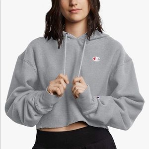 Champion Women Reverse Weave Crop Hoodie